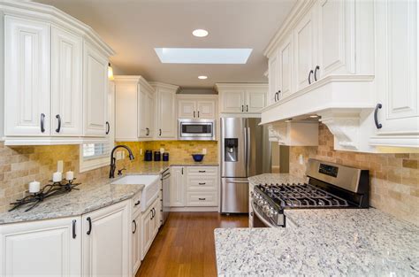 white colored kitchen cabinets